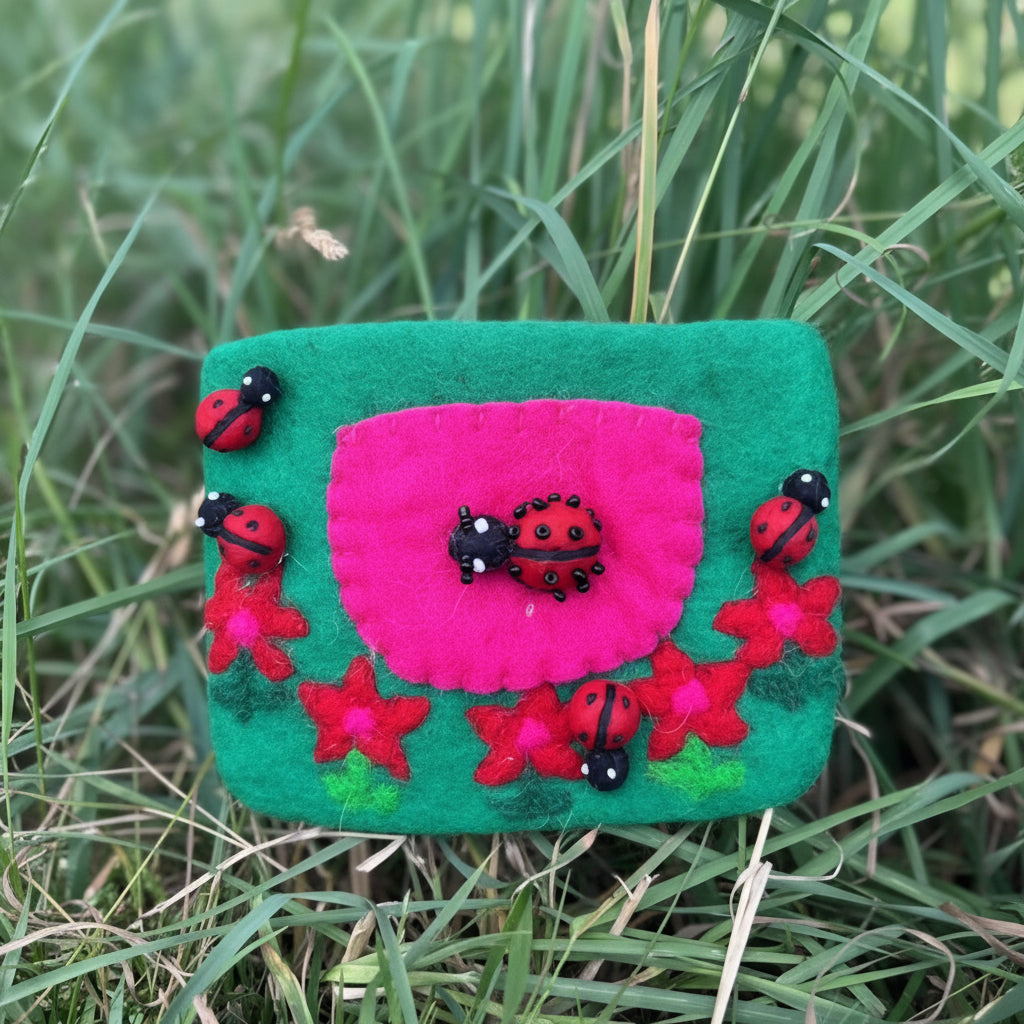 Felt // Ladybug Purse // Small