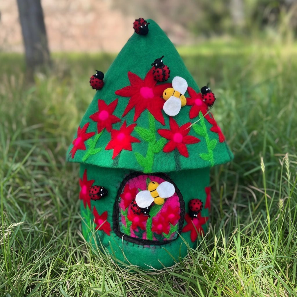 Felt // Ladybug Faery House // Large