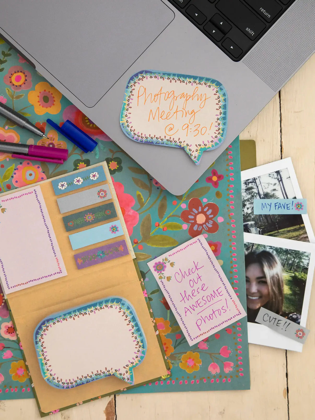 Sticky Note Book // Grateful For