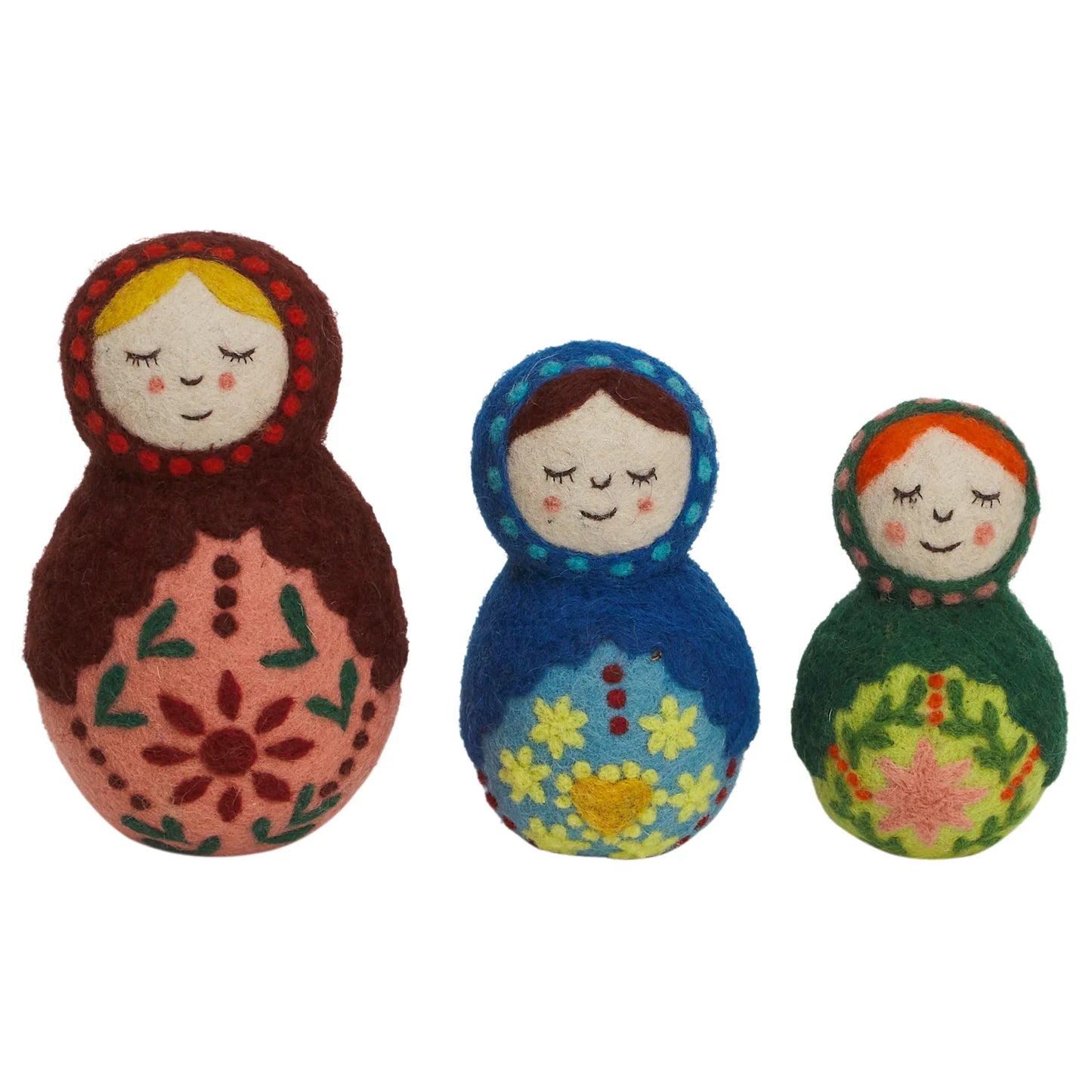 Felt Nesting Dolls // Bernadette
