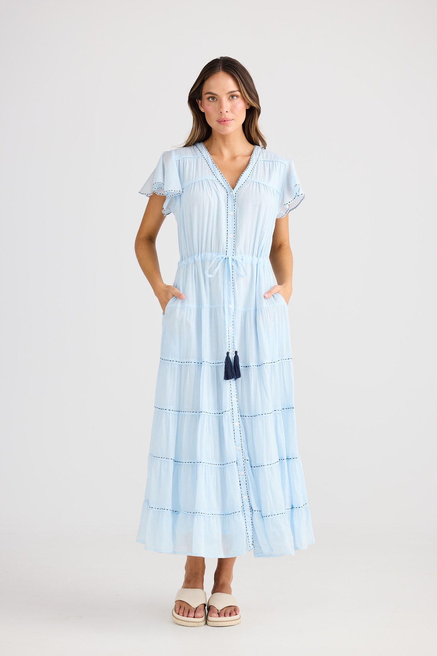 Delilah Dress // Ice Blue