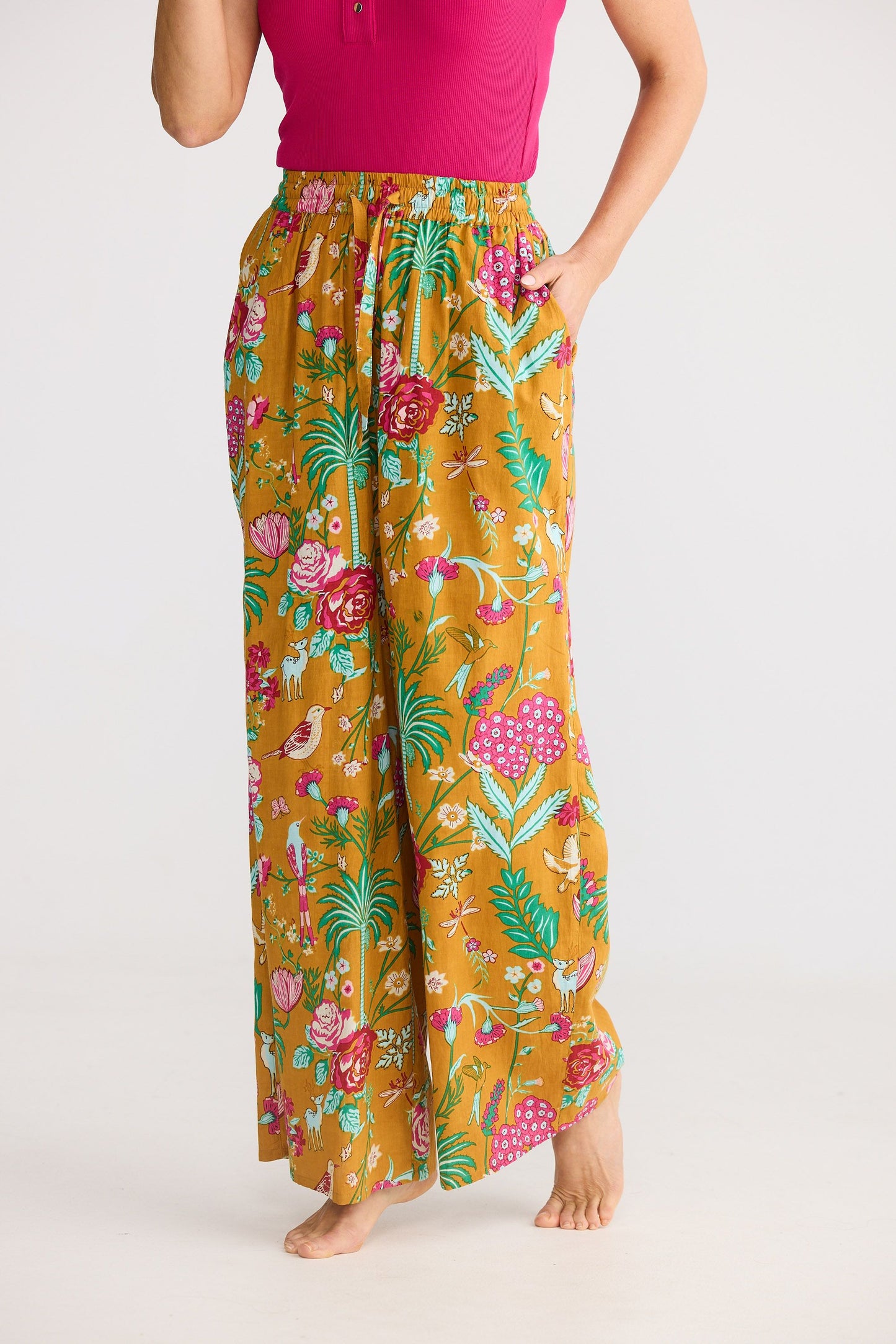 Slumber Pant // Tropical Rose