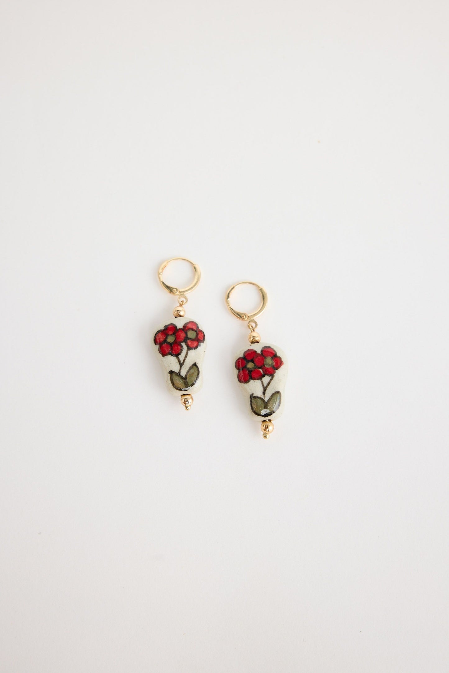 Naples Earrings // Red