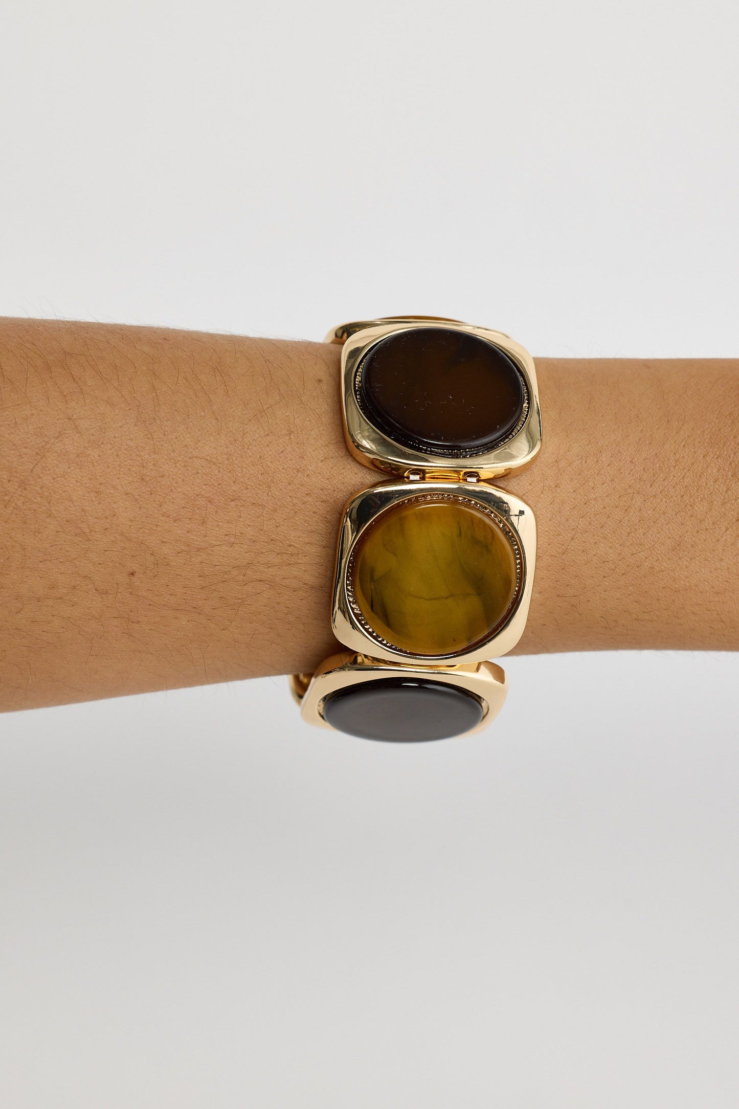 Rover Stretch Bracelet // Amber