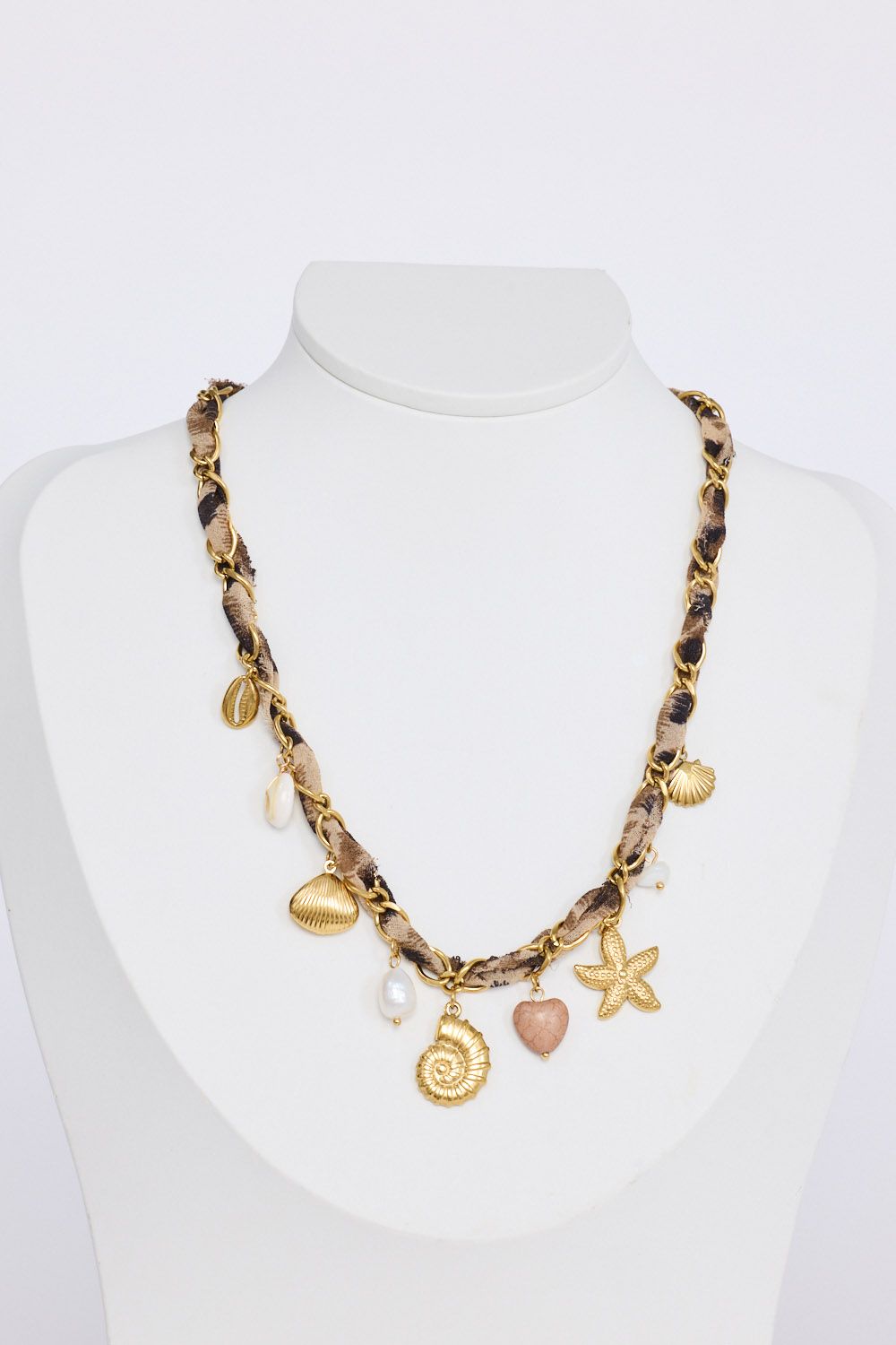 Shelly Necklace // Leopard