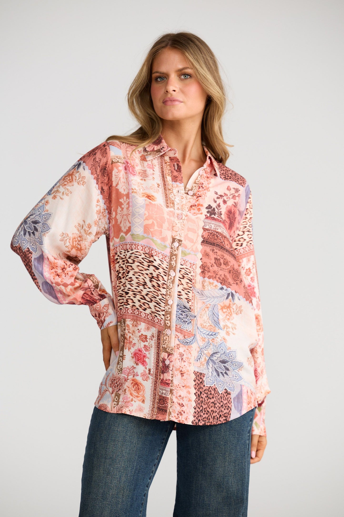 Flower Child Shirt // Nomad Patchwork