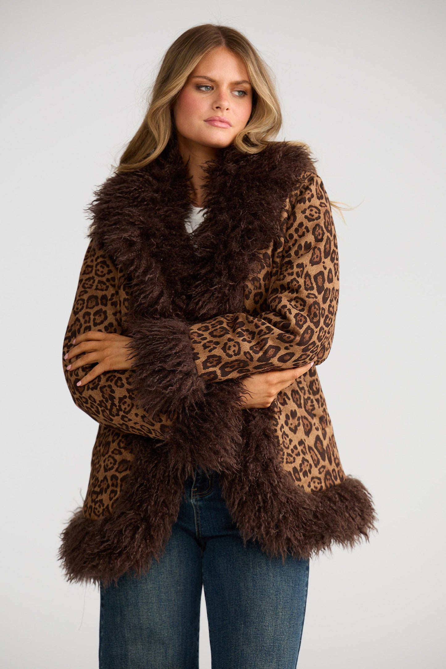 Gisele Fur Coat // Leopard
