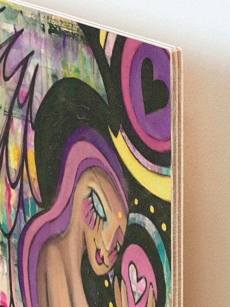 Tamara Aurora Wood Mounted Print