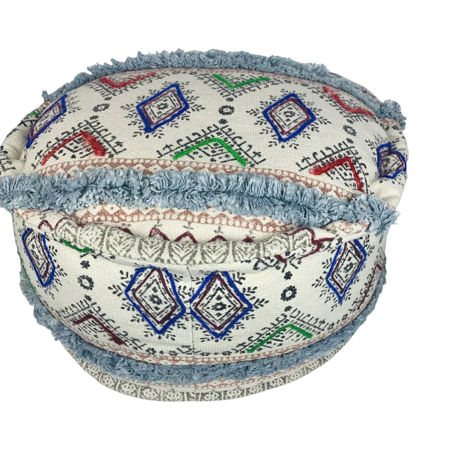 Ottoman // Foot Rest Diamond Cluster