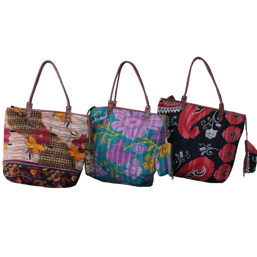 Bag // Vintage Kantha Tote