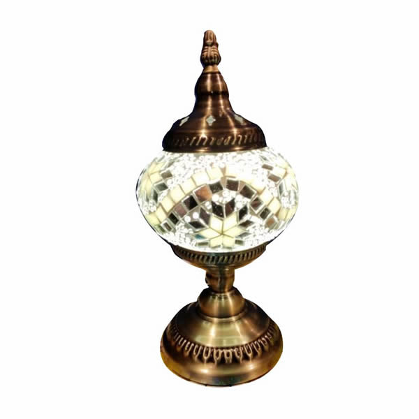 Mosaic Lantern // Classic // White