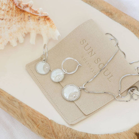 Eclipse Earrings in Silver