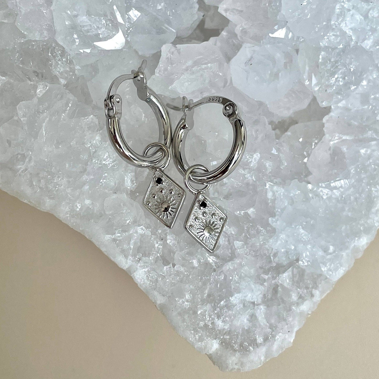 Soleil Earrings in Silver