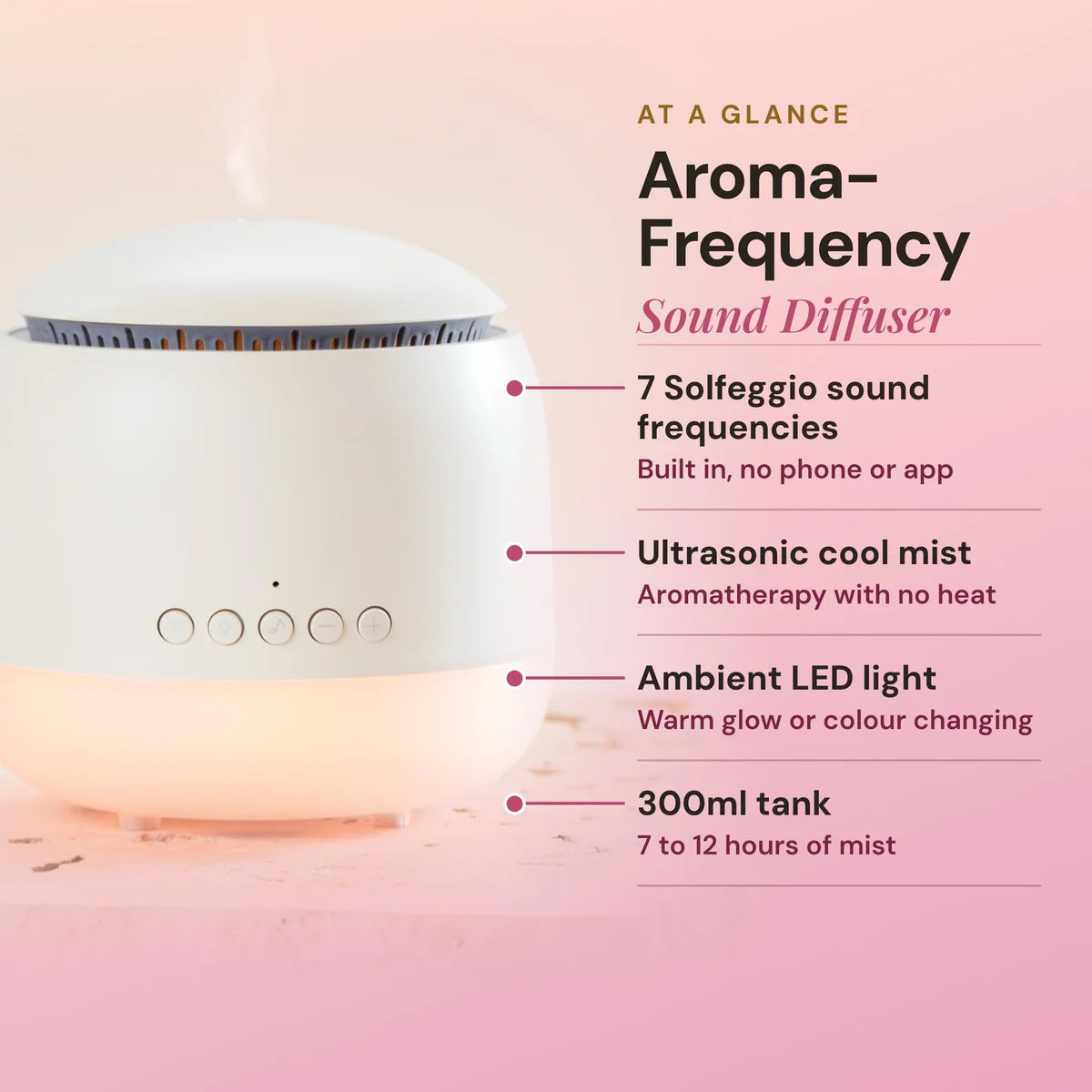 Lively Living // Aroma Frequency Sound Diffuser