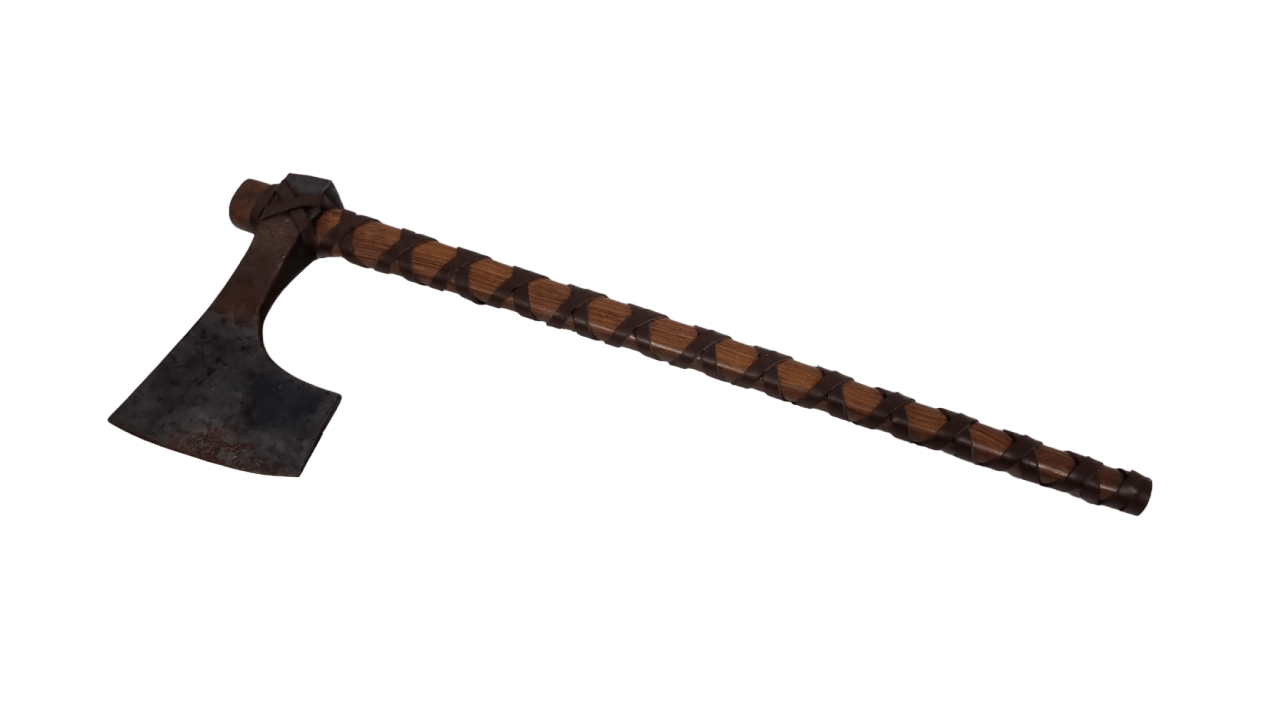 Viking Axe with Leather Handle - (MX200) - Vintage World Australia - 3