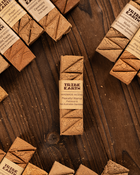 Tribe Earth Incense Plank // Peaceful Warrior// Sandalwood + Patchouli