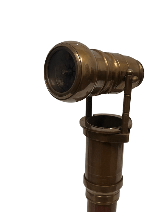 Compass & Telescope Handle Walking Stick- (WS105A) - Vintage World Australia - 2