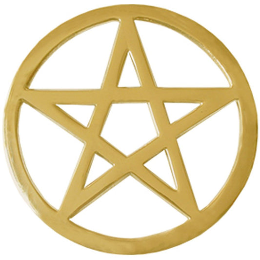 Altar Tool // Pentacle Brass // 14.5cm