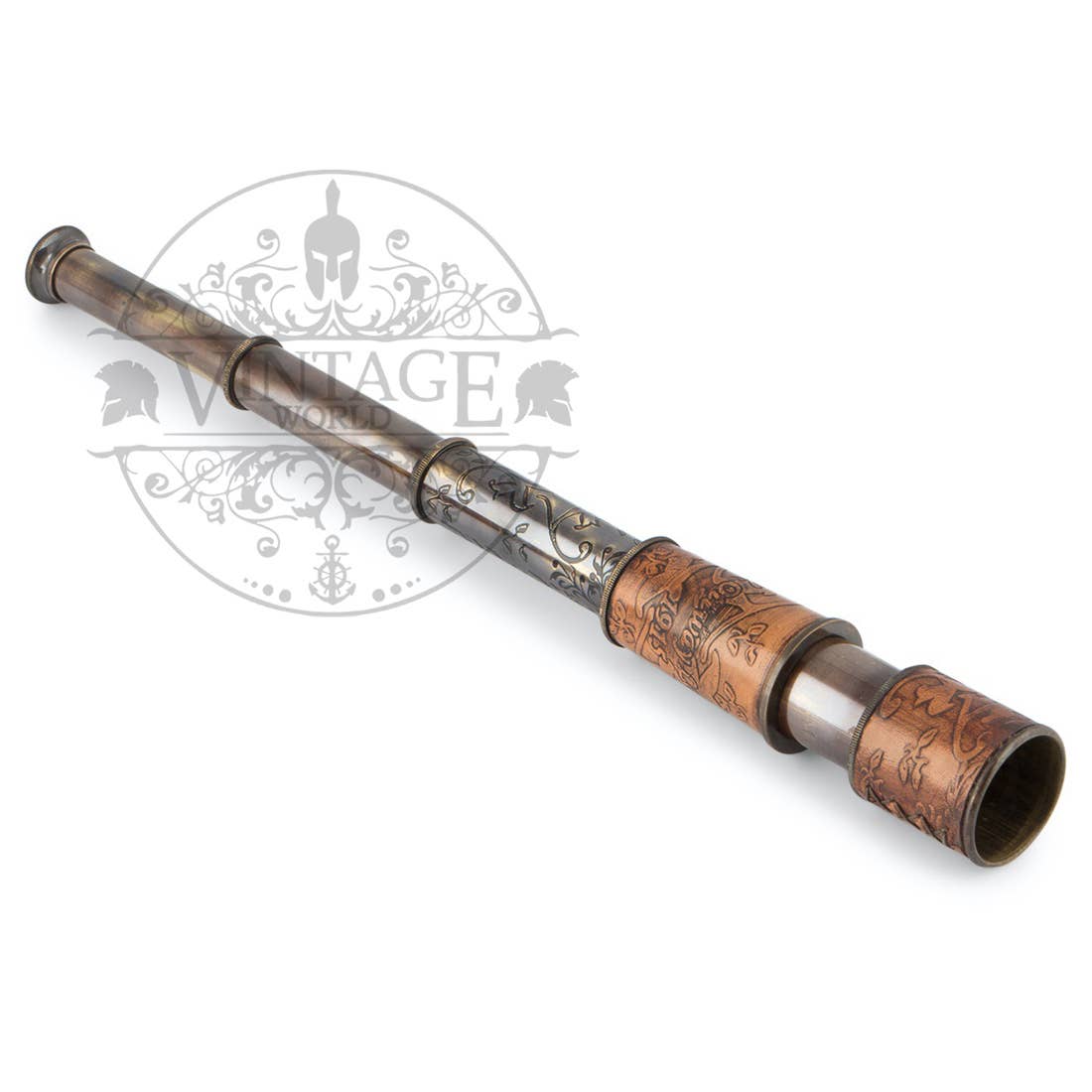 Telescope - Embossed Leather 4 Draw