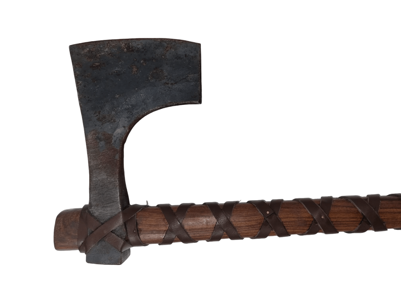 Viking Axe with Leather Handle - (MX200) - Vintage World Australia - 2