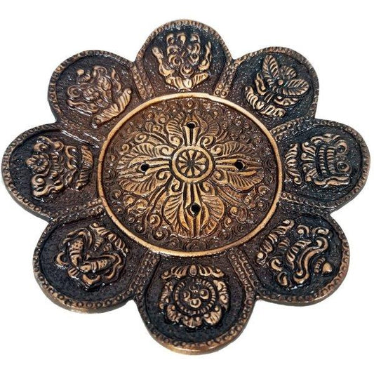 Incense Holder // 8 Auspicious Symbols