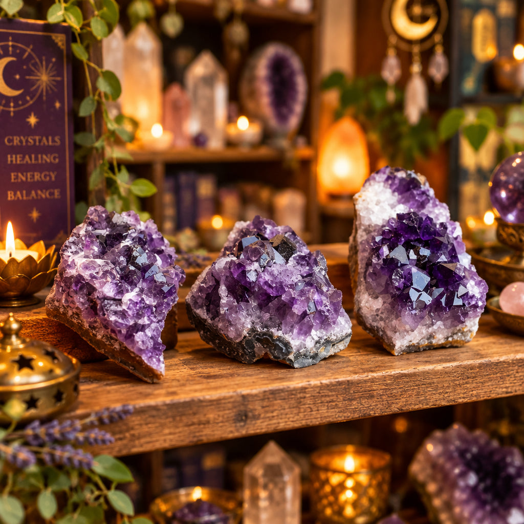 Crystal Cluster // Amethyst