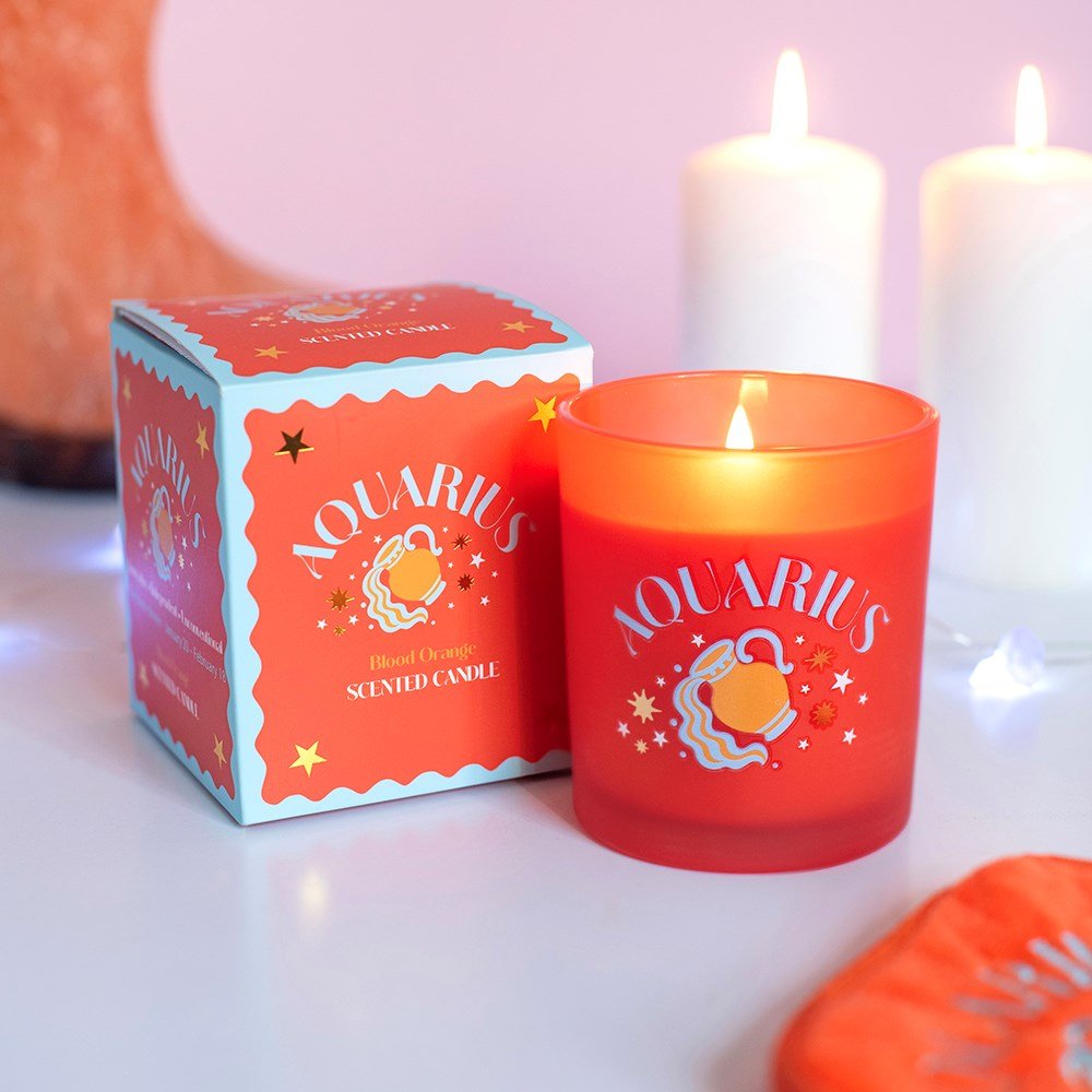 Candle // Zodiac Zest // Aquarius Blood Orange