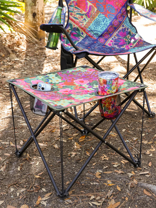 Happy Camp Table // Pink Painted Garden