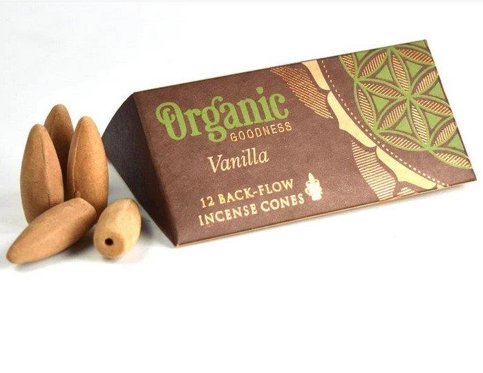 Organic Goodness Incense // Backflow Cones // Vanilla
