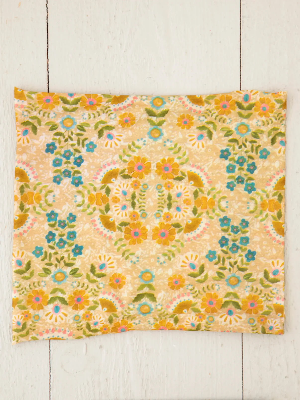 Half Boho Bandeau® Headband // Yellow Mandala