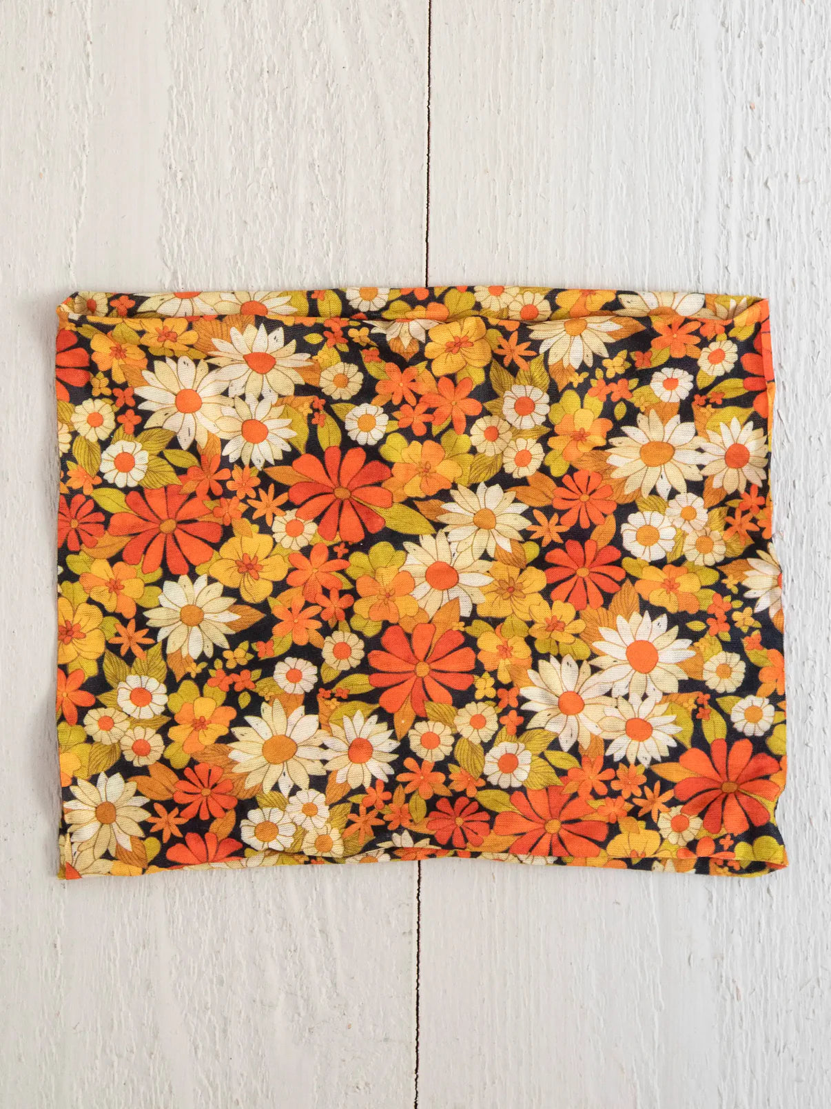 Half Boho Bandeau® Headband // Ditsy Garden Black