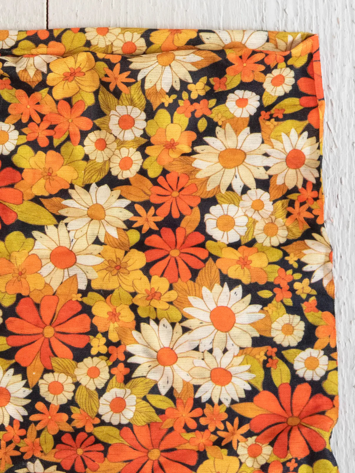 Half Boho Bandeau® Headband // Ditsy Garden Black