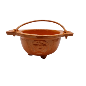 Cauldron // Pentagram Without Lid // Orange