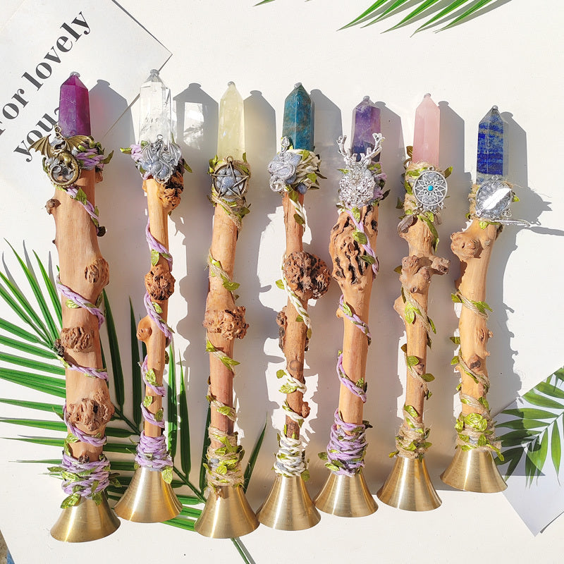 Crystal Wand // Branch With Bell // Assorted