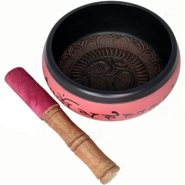 Singing Bowl // Pink Om // 14cm