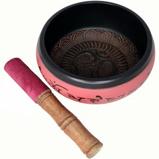 Singing Bowl // Pink Om // 14cm