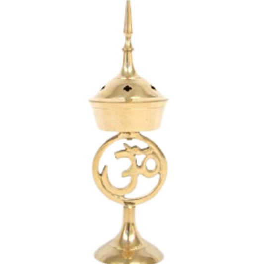 Charcoal Burner // Om // Brass