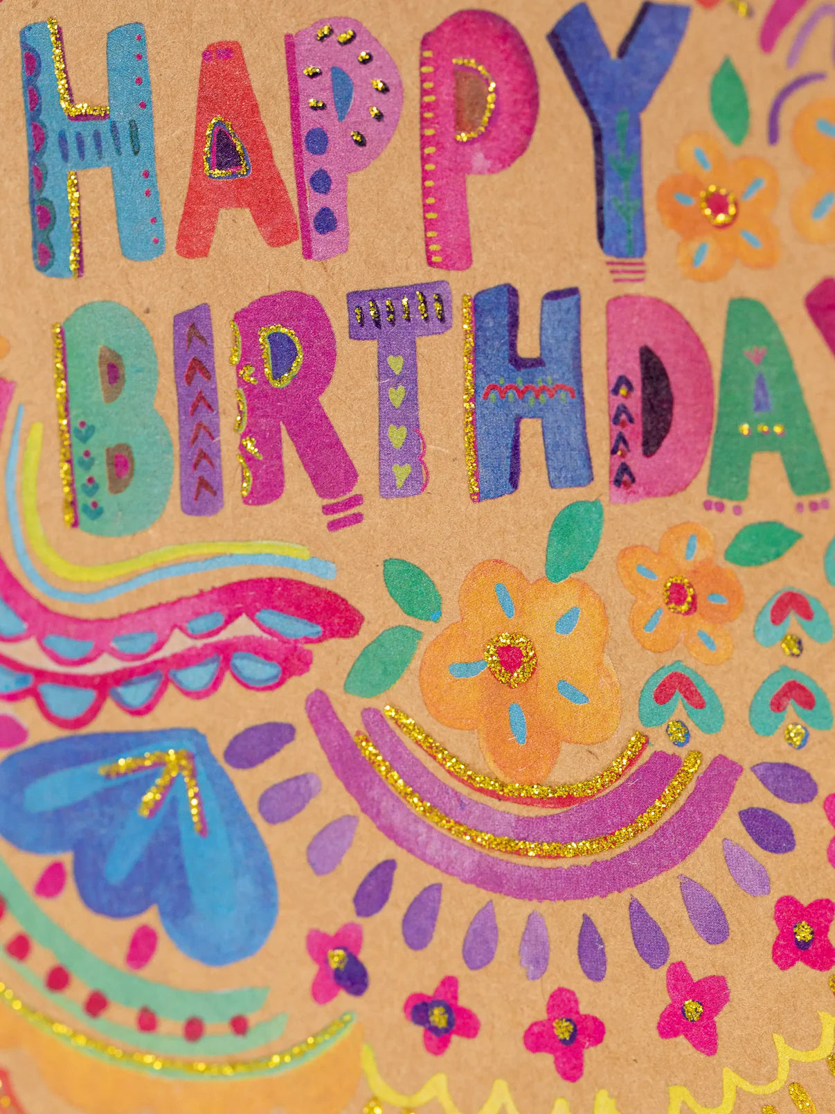 Greeting Card // Happy Birthday Floral