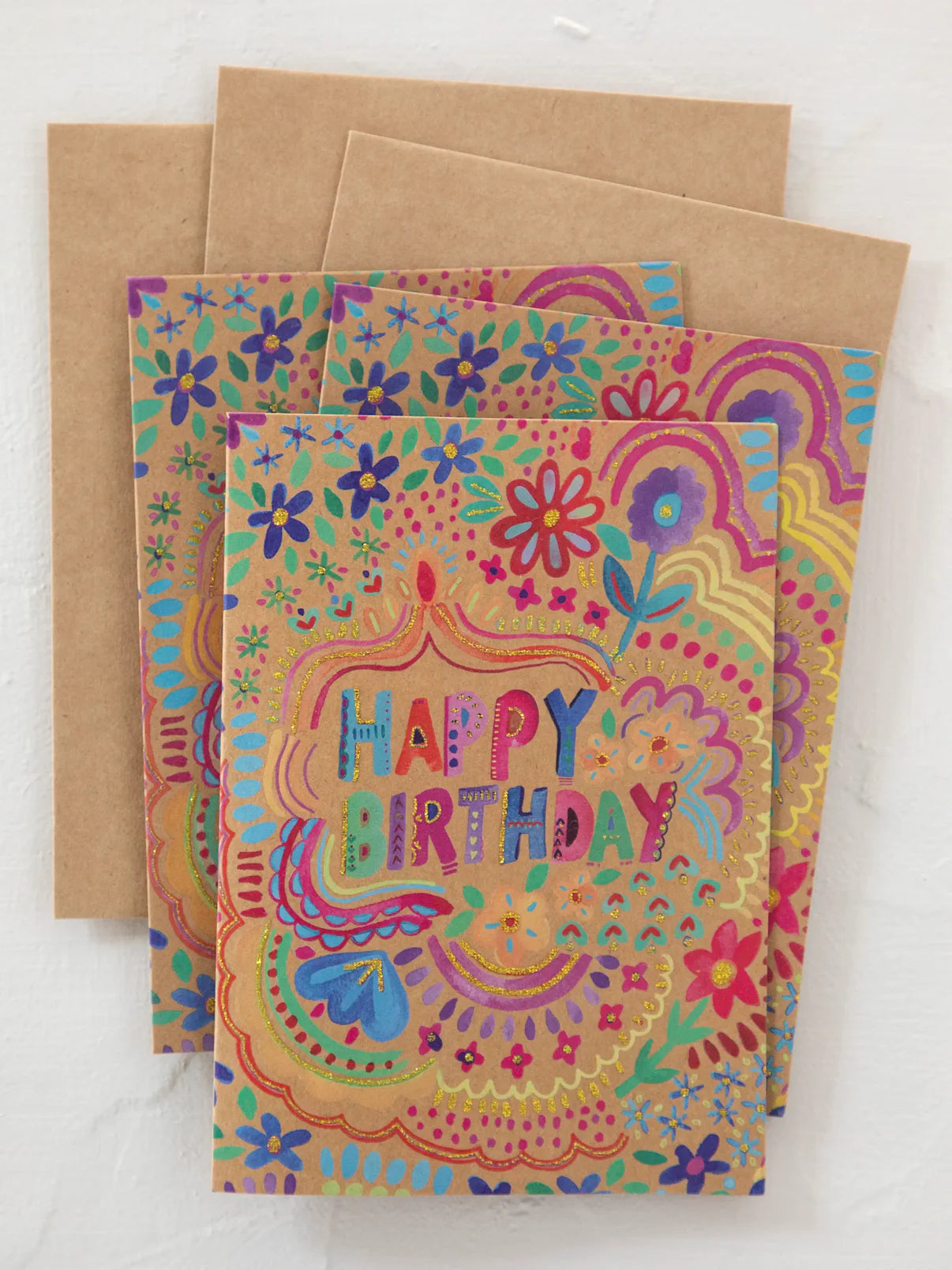 Greeting Card // Happy Birthday Floral
