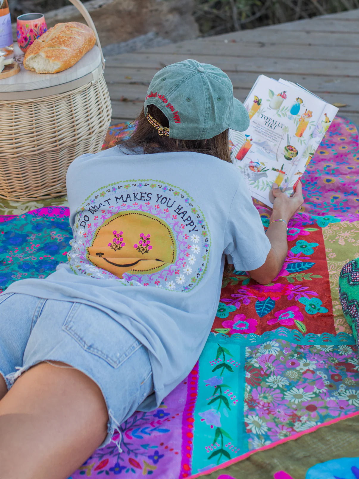 Picnic Blanket // Multi Patchwork // Water Resistant XL