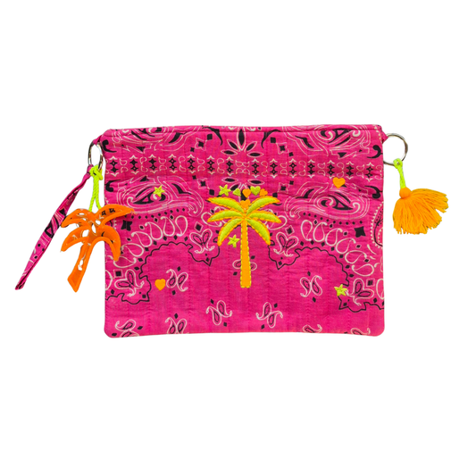 Bag // Cotton // Pink + Orange