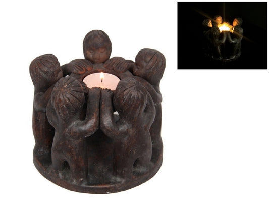 Tealight Holder // Tribal Circle Of Friends