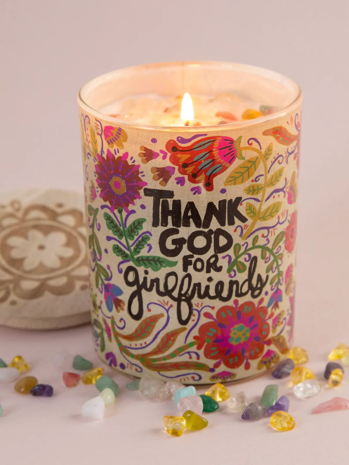 Gemstone Candle // Thank God For Girlfriends