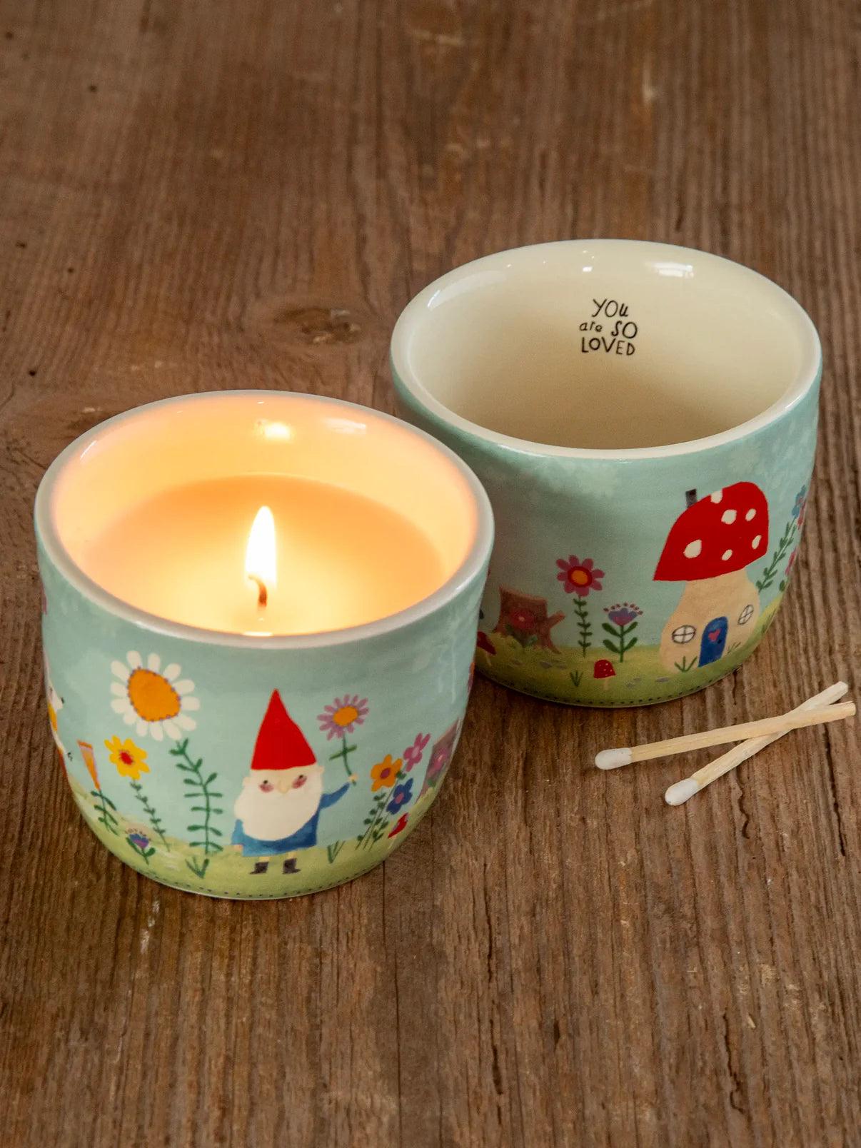 Secret Message Candle // You Are So Loved Gnome