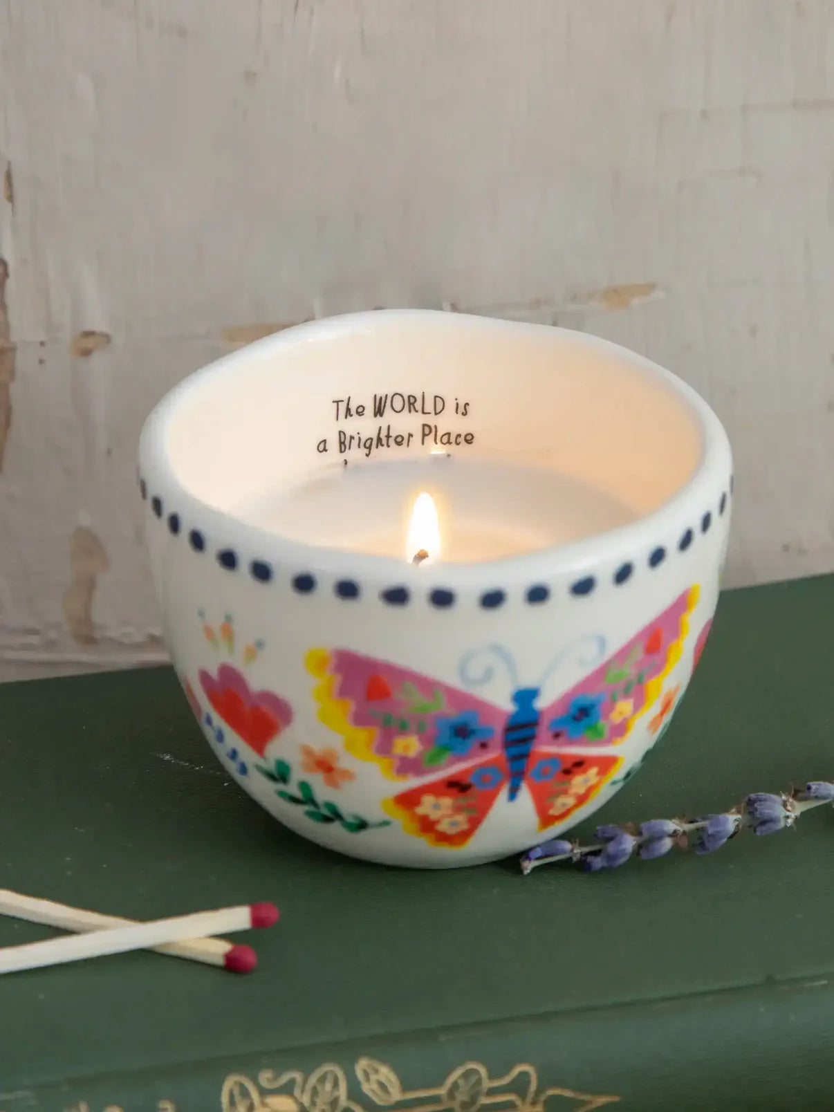 Secret Message Candle // Brighter Place