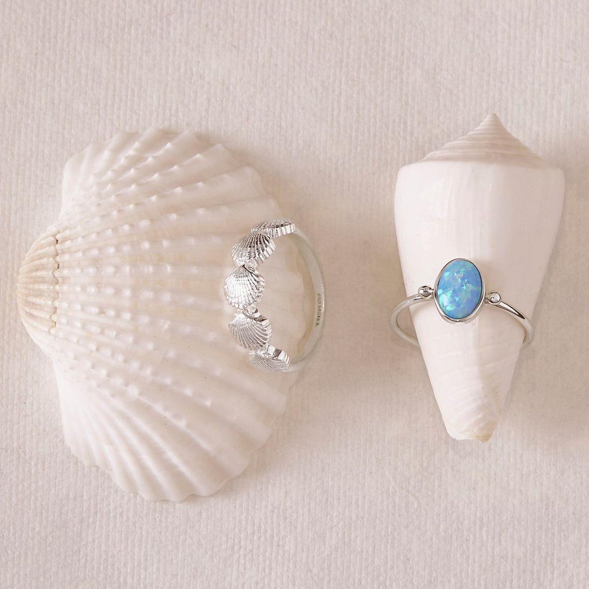 The Lovers Azure Opal Ring