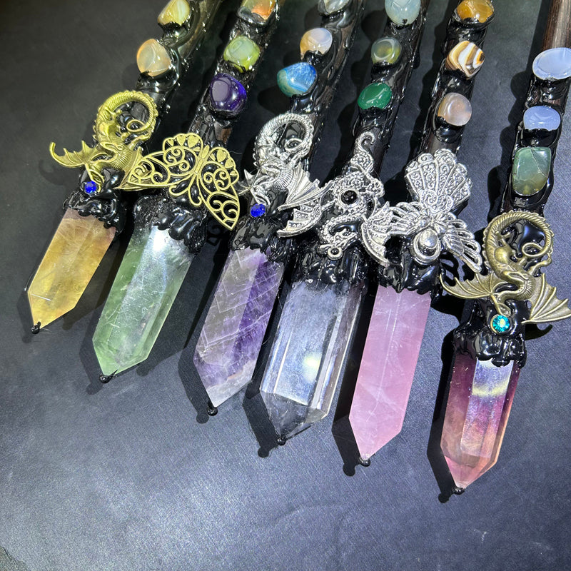 Crystal Wand // Thin // Assorted