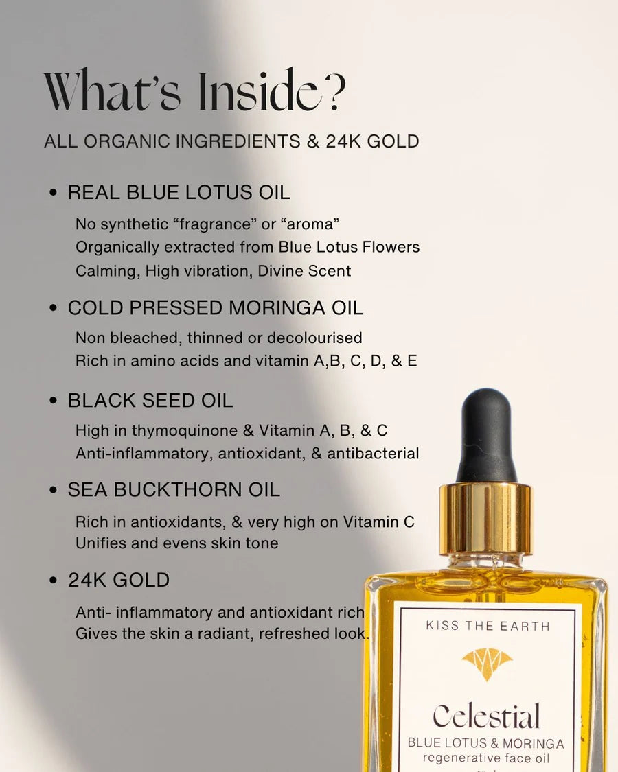 Face Oil // Celestial // Blue Lotus & Moringa // 50ml