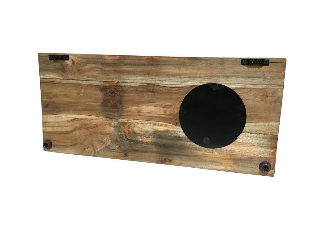 Wall Clock - Frying Pan On Recycled Wood - (TC111) - Vintage World Australia - 6