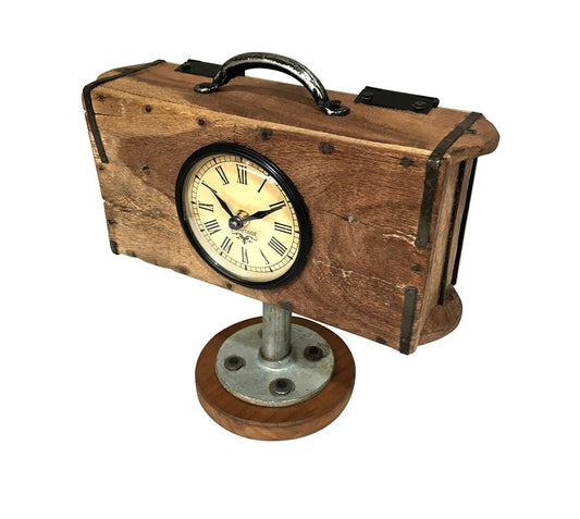 Table Clock - Brick Mould With Base - (TC106) - Vintage World Australia - 1